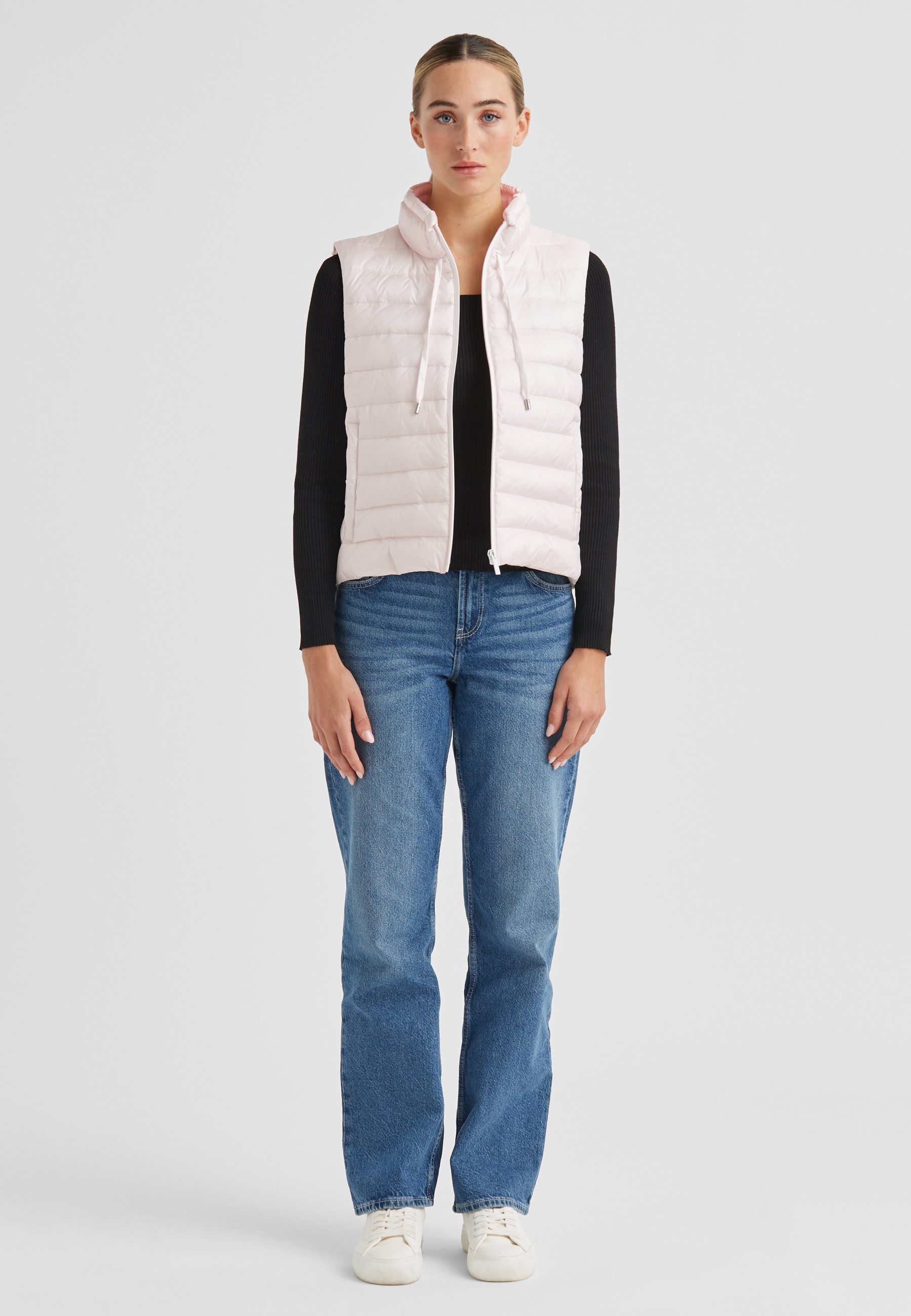 Milestone Steppweste MSKaja Damen Weste gesteppt Übergangsweste Logo Badge, günstig online kaufen