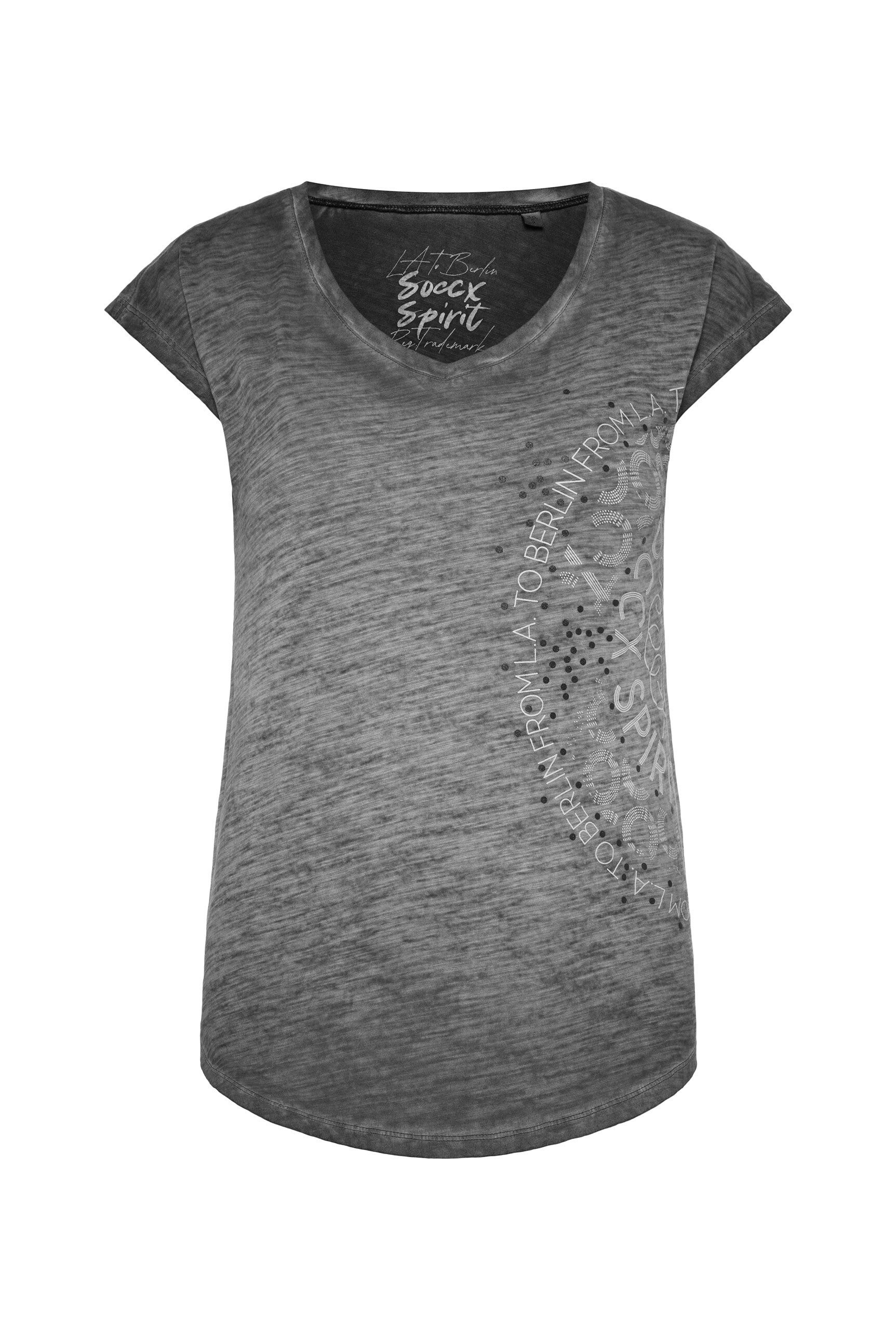 SOCCX V-Shirt, mit überschnittenen Schultern günstig online kaufen