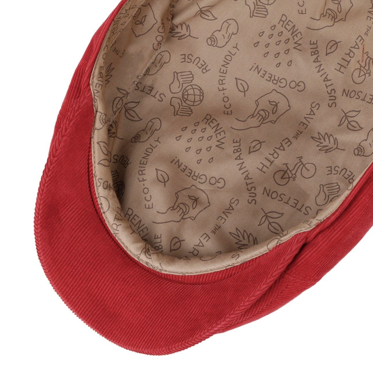 Stetson Flat Cap (1-St) Schirmmütze mit Schirm, Made in the EU