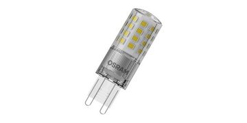 Osram LED-Leuchtmittel STAR+ G9 Sockel PIN LED Lampe Dimmbar Warmweiß 2700K 40W 2x, G9, 2 St., Warmweiß, Dimmbar,3Stufen Dimmen
