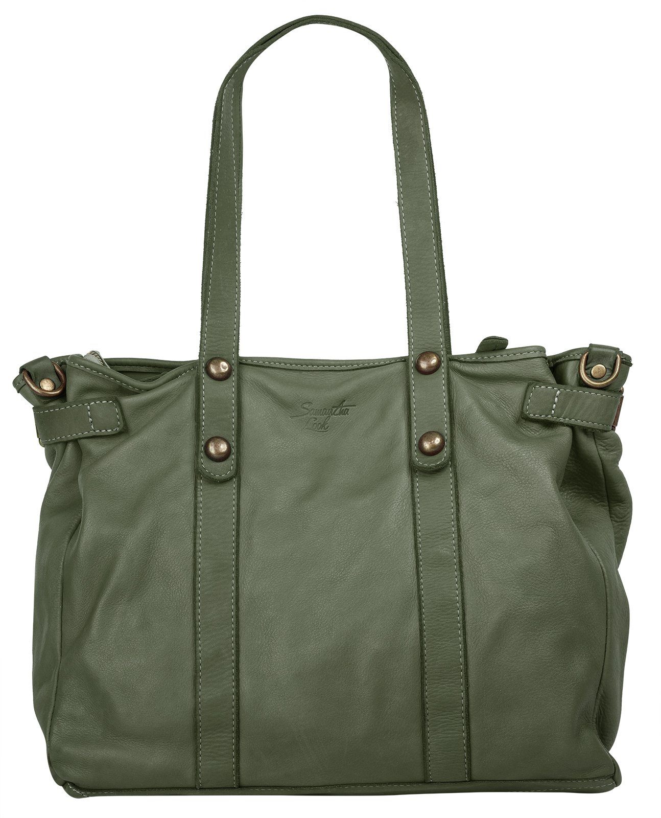 Samantha Look Shopper (1-tlg), echt Leder, Made in Italy