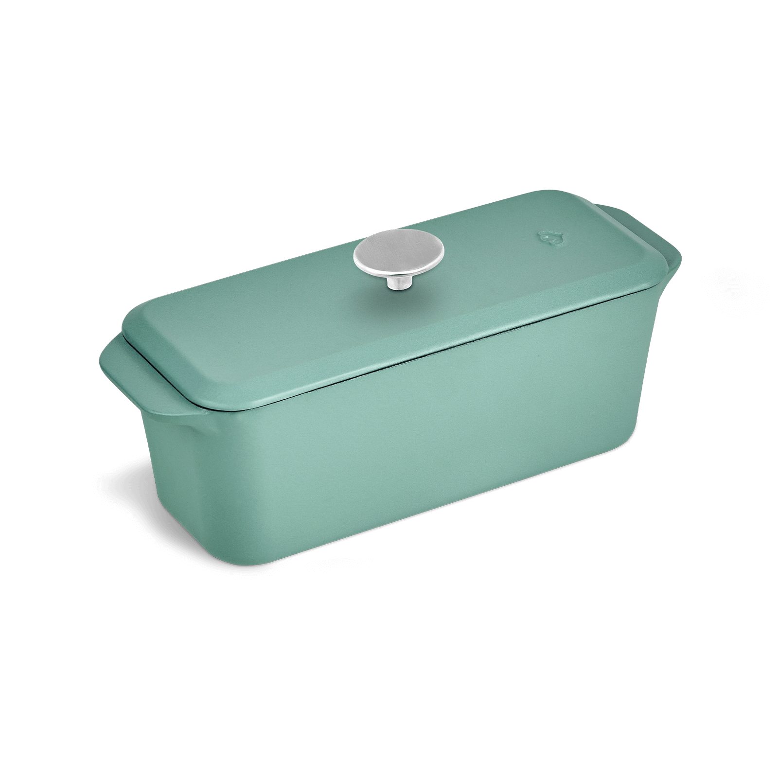 Springlane Kastenform Gusseisen mit Deckel, emailliert, in verschiedenen Farben, (1-tlg), Optimale Hitzeverteilung, robuster Gusseisen-Deckel, bis 250 °C