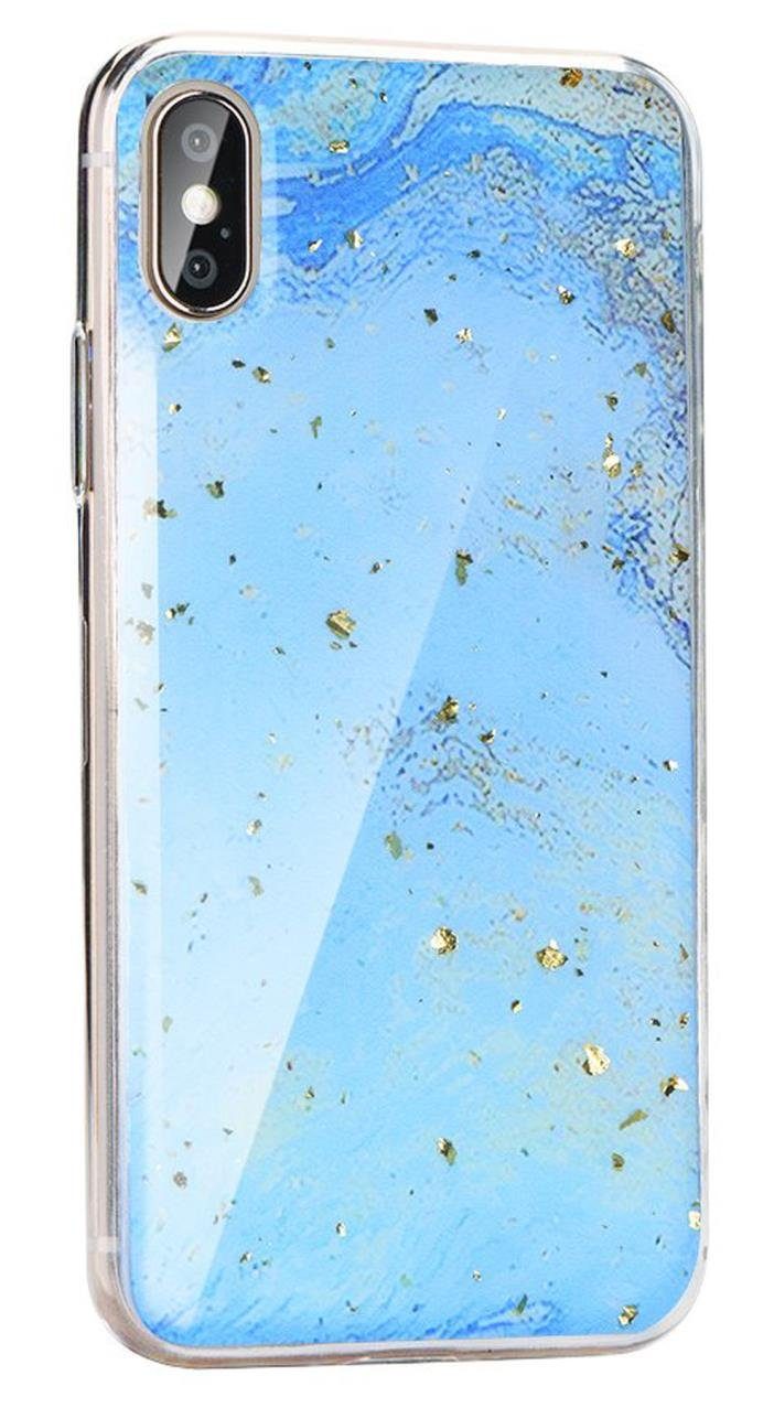 cofi1453 Handyhülle Hülle Schale Marble Case Cover Stein, Bumper