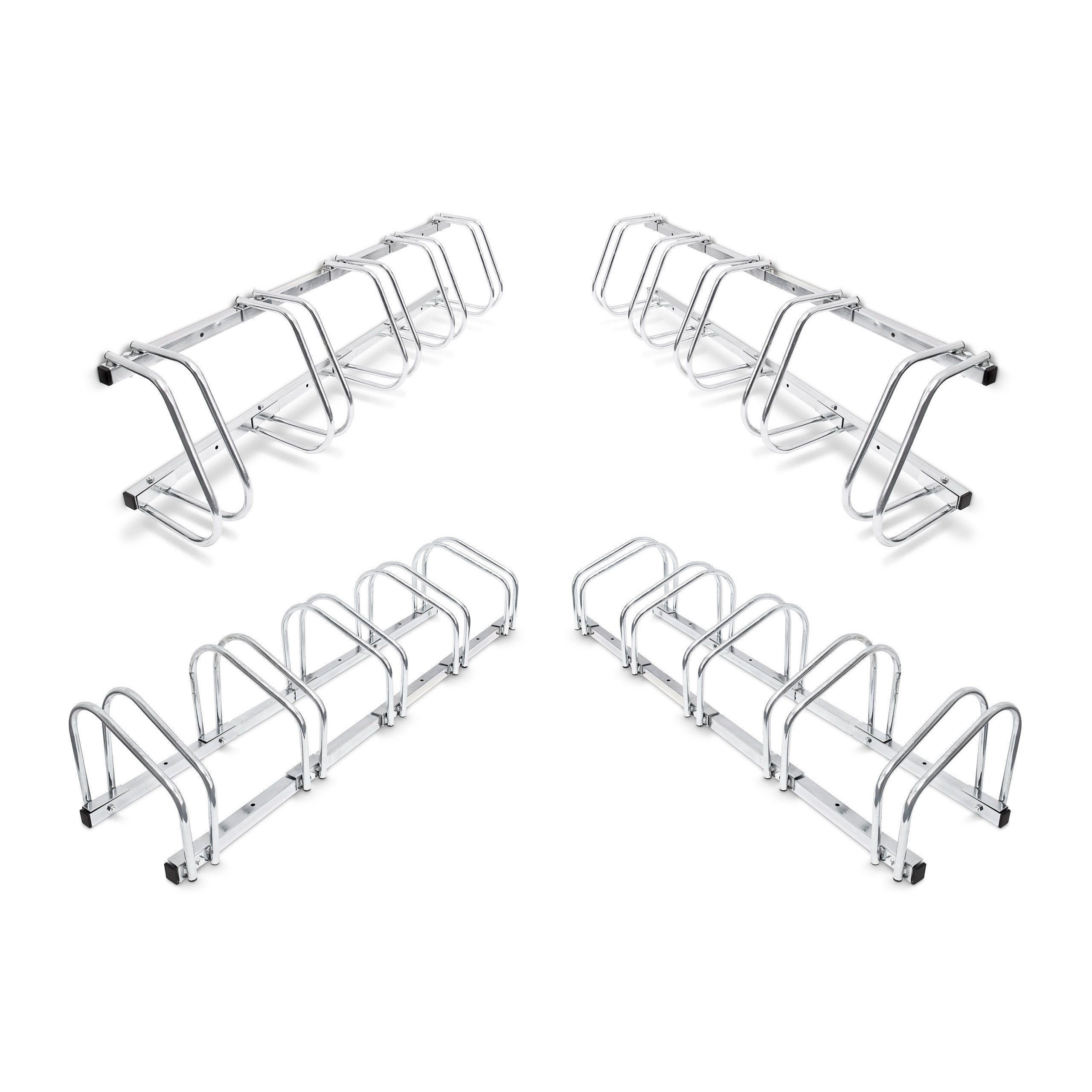 Fahrradständer 4 x Fahrradständer 5 Fahrräder Stahl