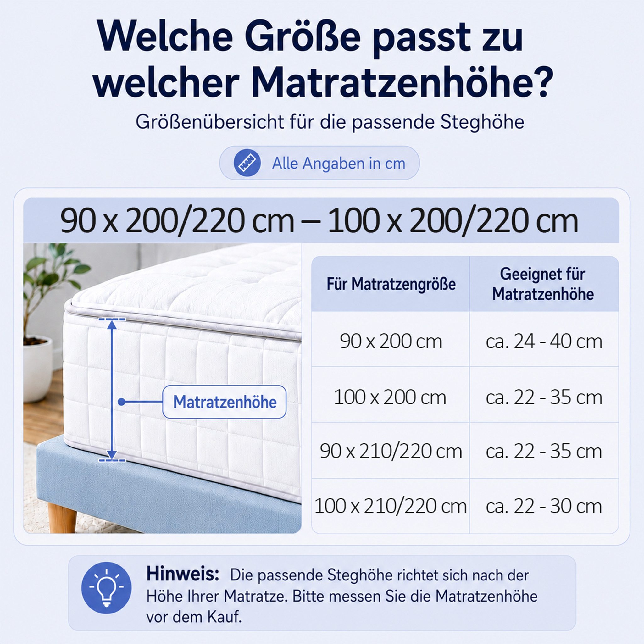 Buymax Spannbettlaken XL Boxspringbett, Jersey, Gummizug: Rundumgummizug, (1 Stück), 100% Baumwolle, 160 g/m², passend für Boxspringbetten und Wasserbetten – Bild 4 von 5
