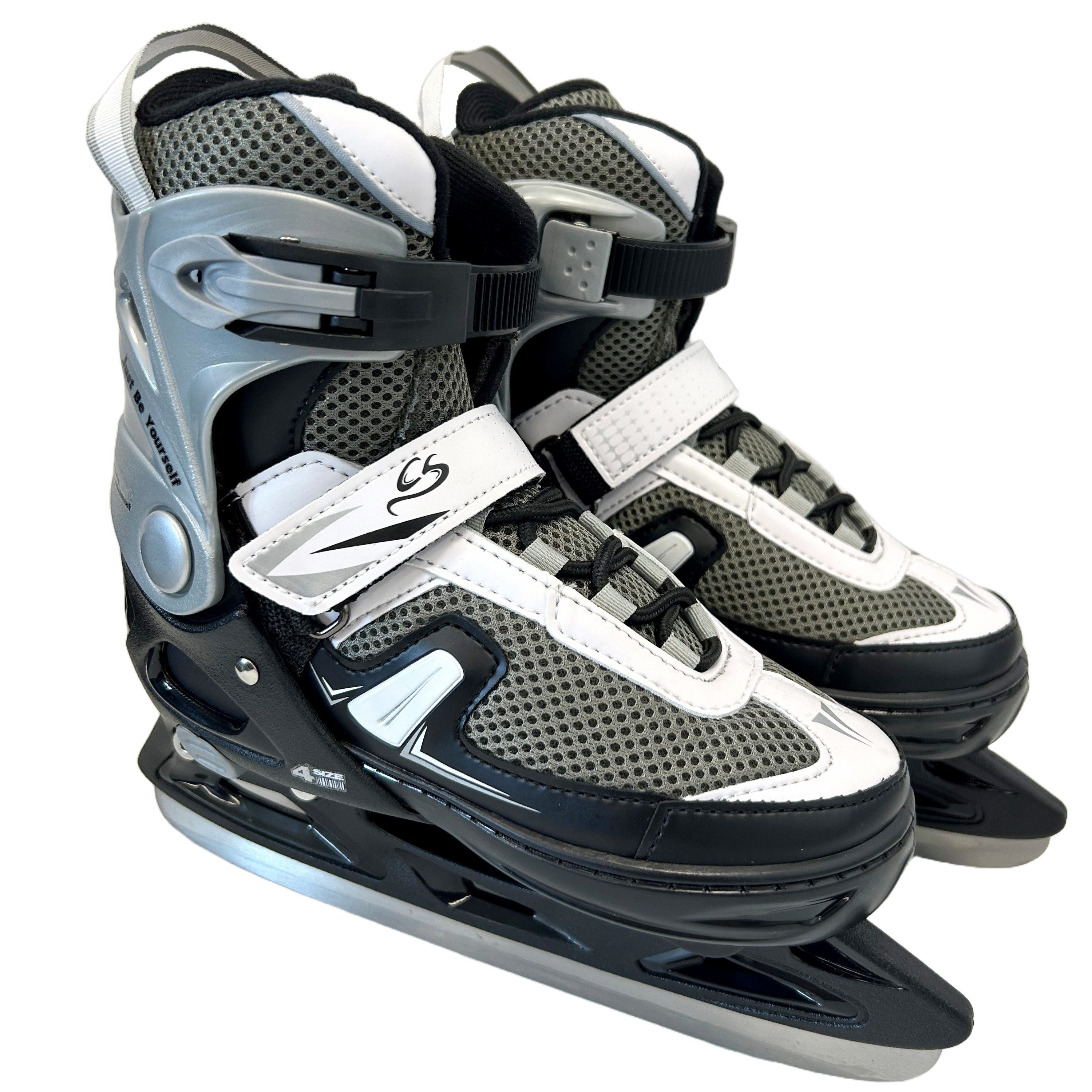 Cox Swain Schlittschuhe verstellbare Schlittschuhe PUSH, 4-fach größenverstellbar