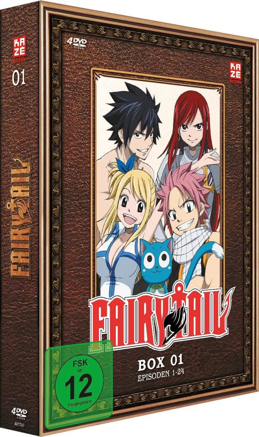 Crunchyroll DVD Fairy Tail - TV-Serie - Box 1 (Episoden 1-24)