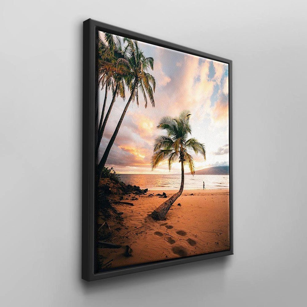 DOTCOMCANVAS® Leinwandbild, Wandbilder Moderne CANVAS schwarzer Rahmen von DOTCOM