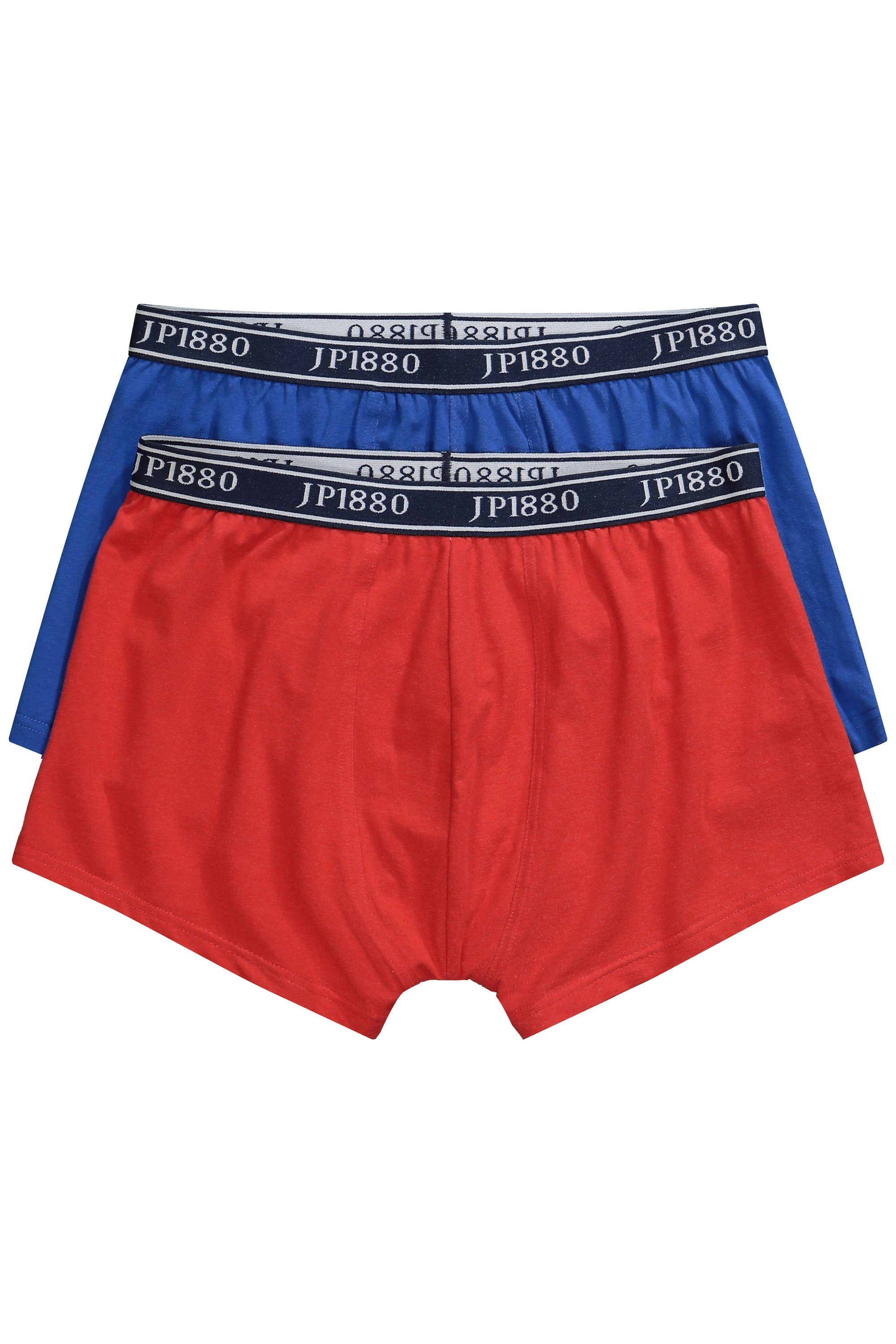 JP1880 Boxershorts Hip-Pants FLEXNAMIC® 2er-Pack Unterhose paprikarot
