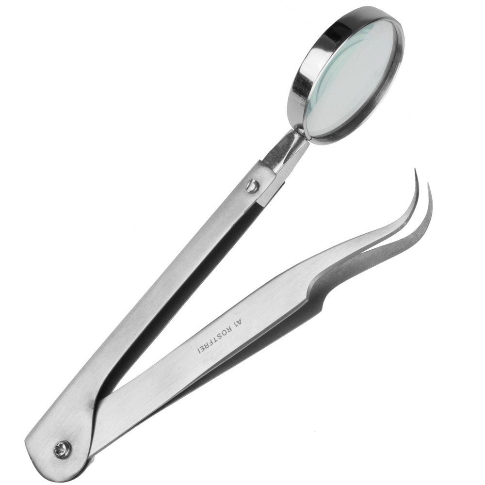 Zeckenpinzette Lupenpinzette - - Länge: 13,3 cm - rostfreier Edelstahl