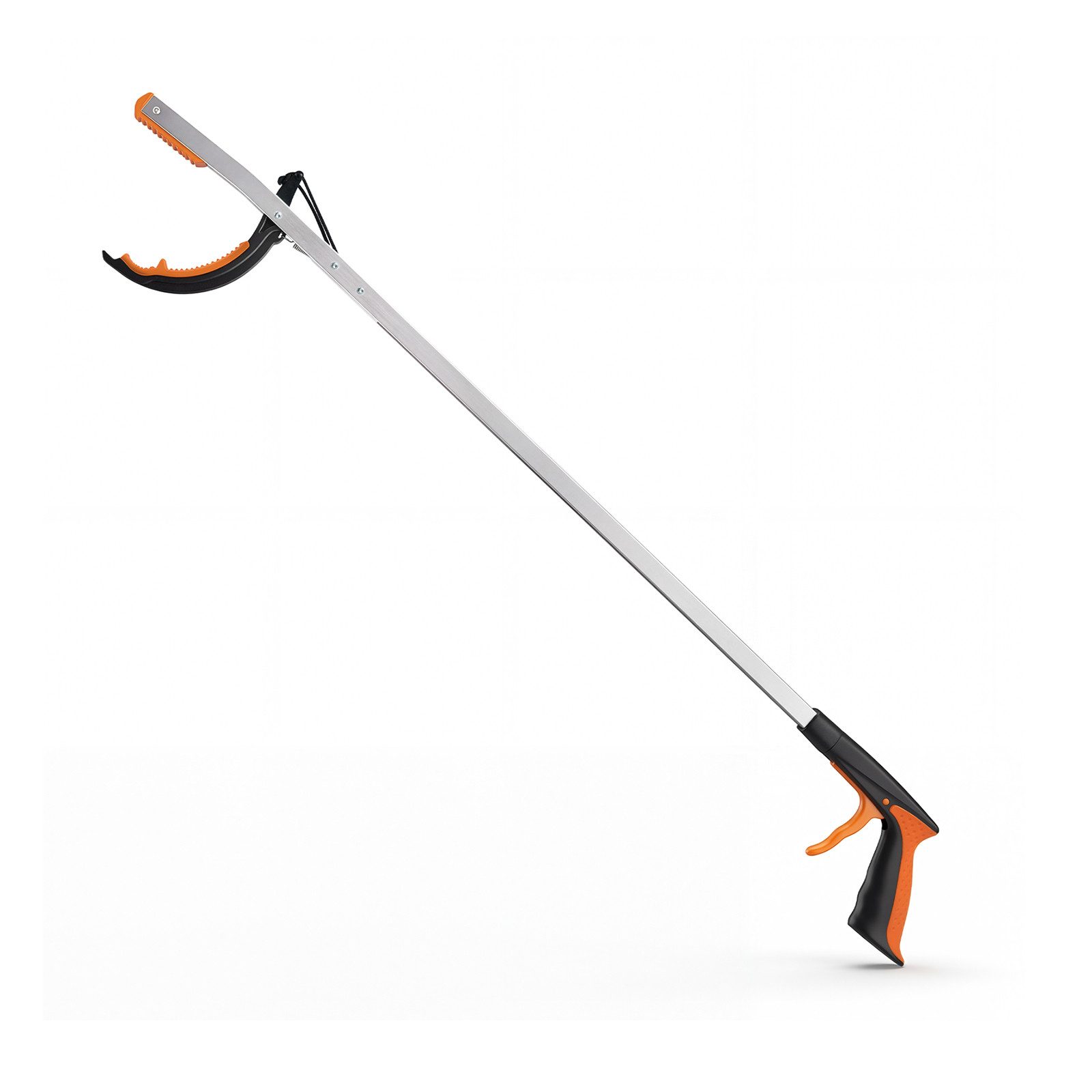 KOMFOTTEU Greifzange, 1-tlg., Aluminium Müllzange mit ergonomischem Griff & flexiblem Abzug