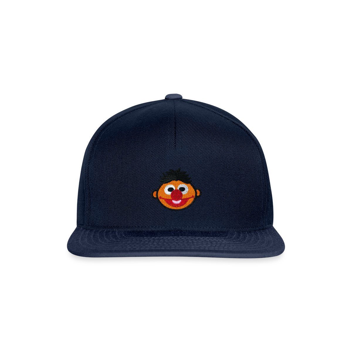 Spreadshirt Snapback Cap Sesamstraße Ernie Als Stickmotiv Snapback Cap (1-St)