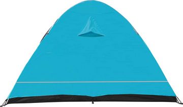 Portal Outdoor Kuppelzelt Zelt für 4 Personen Bravo blau wasserdicht Familienzelt Camping, Personen: 4 (mit Transporttasche), mit Transporttasche 100% wasserdicht