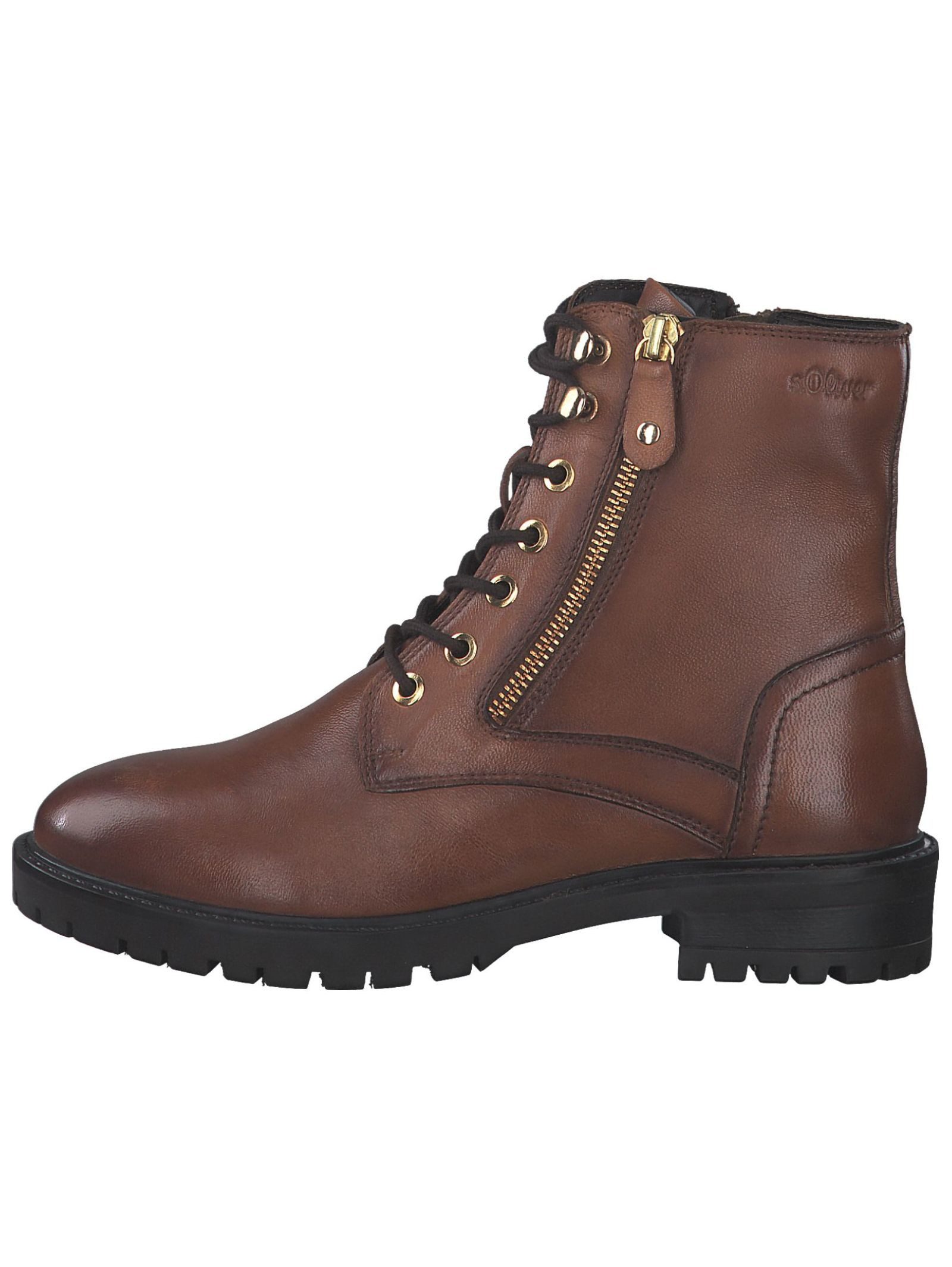 s.Oliver Stiefelette Leder Schnürstiefelette günstig online kaufen