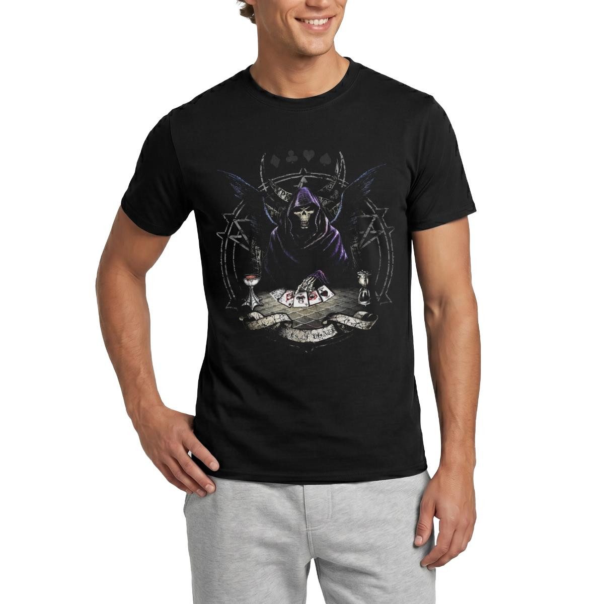 Spreadshirt T-Shirt Alchemy England Aces of Death Ass Des Todes Karte Männer T-Shirt (1-tlg)