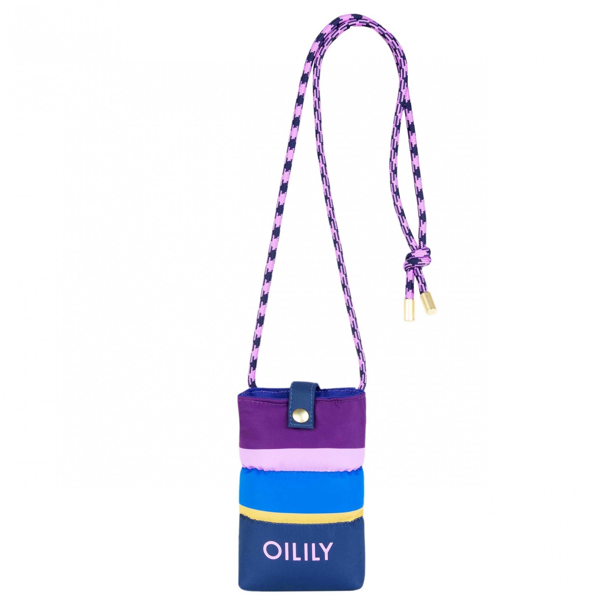 Oilily Schultertasche Mila Mobile Holder Colour Block Decadent Eclipse