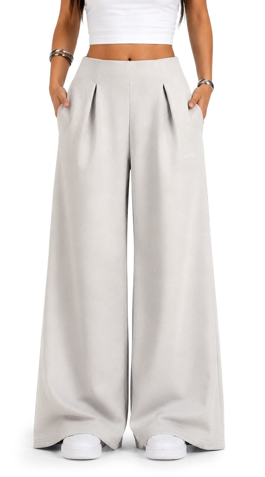 Smilodox Jogginghose Sylva Hose Damen, aus Baumwolle, Loose Fit, Gym & Streetwear Baggy, Komfort, Baumwollmix, weiches Material