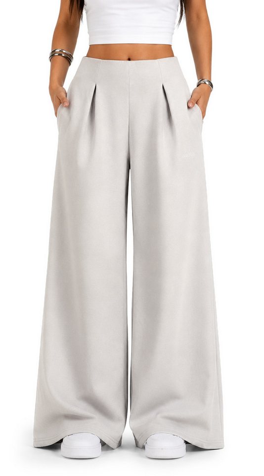 Smilodox Jogginghose Sylva Hose Damen, aus Baumwolle, Loose Fit, Gym & Streetwear Baggy, Komfort, Baumwollmix, weiches Material