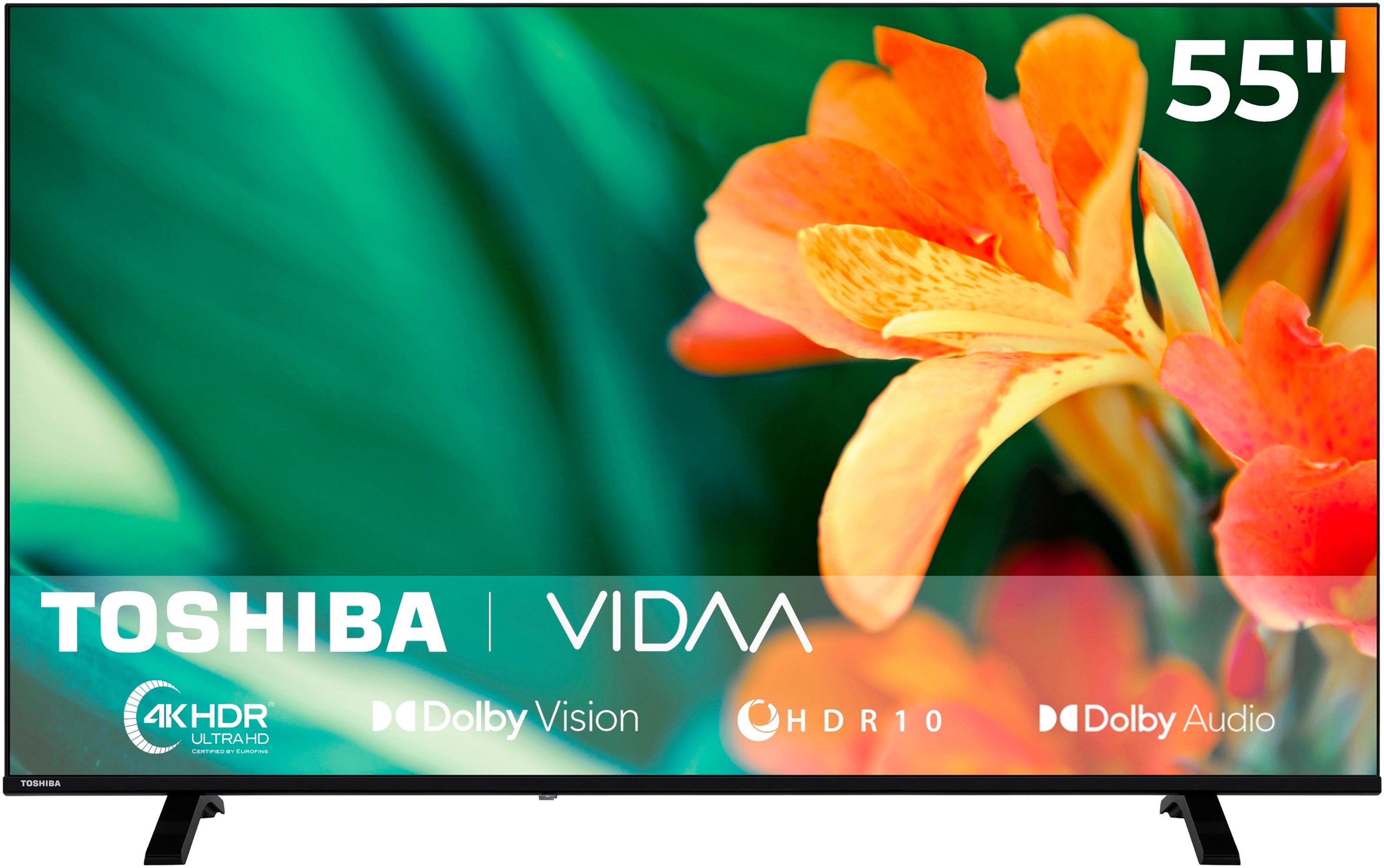Toshiba 55UV1563DDW DLED-Fernseher (139 cm/55 Zoll, 4K Ultra HD, Smart-TV)