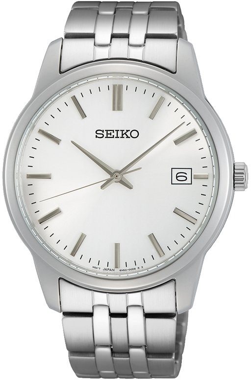 Seiko Quarzuhr SUR397P1, Edelstahlgehäuse, Ø ca. 40 mm