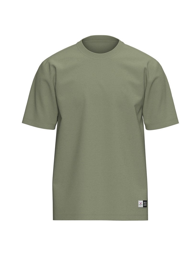 Trigema T-Shirt TRIGEMA Heavy T-Shirt aus 100% recycelter Baumwolle (1-tlg) – Bild 2 von 3