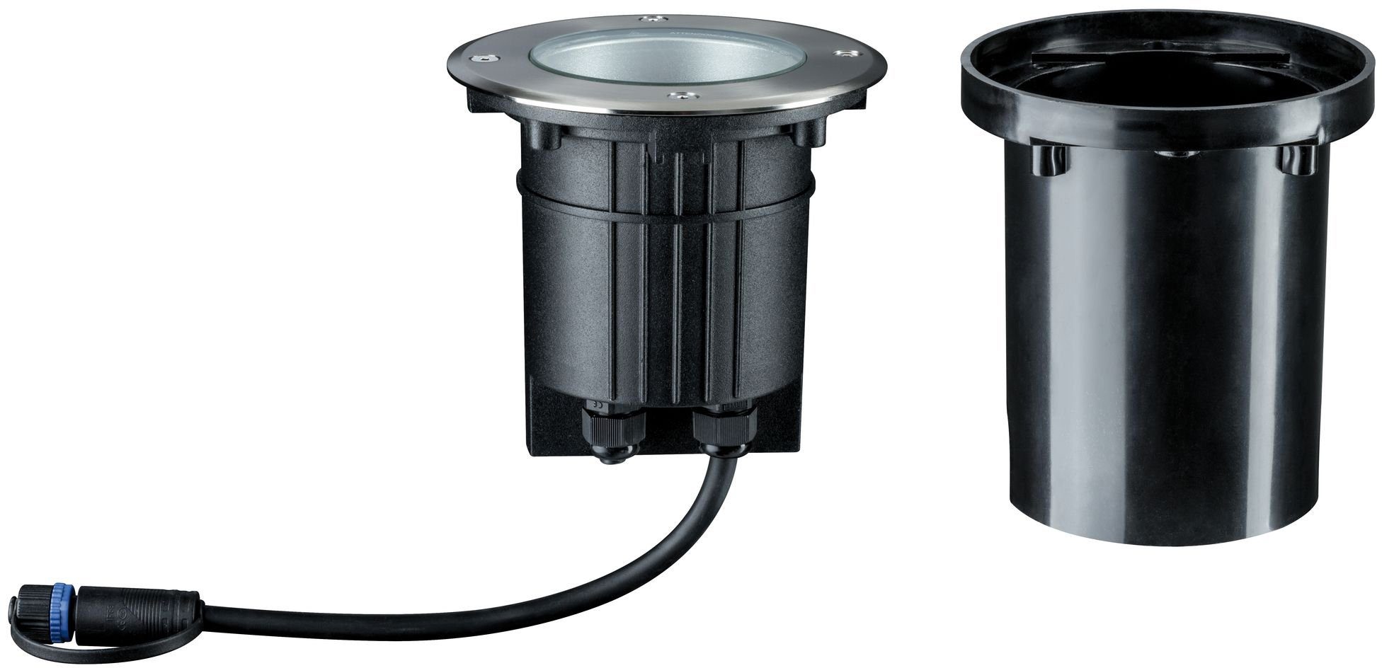 Paulmann LED Einbauleuchte Plug & Shine, Plug & Shine, LED fest integriert,  Warmweiß, IP67 3000K 24Vschwenkbar, IP-Schutz: IP67 - geschützt gegen  zeitweiliges Untertauchen