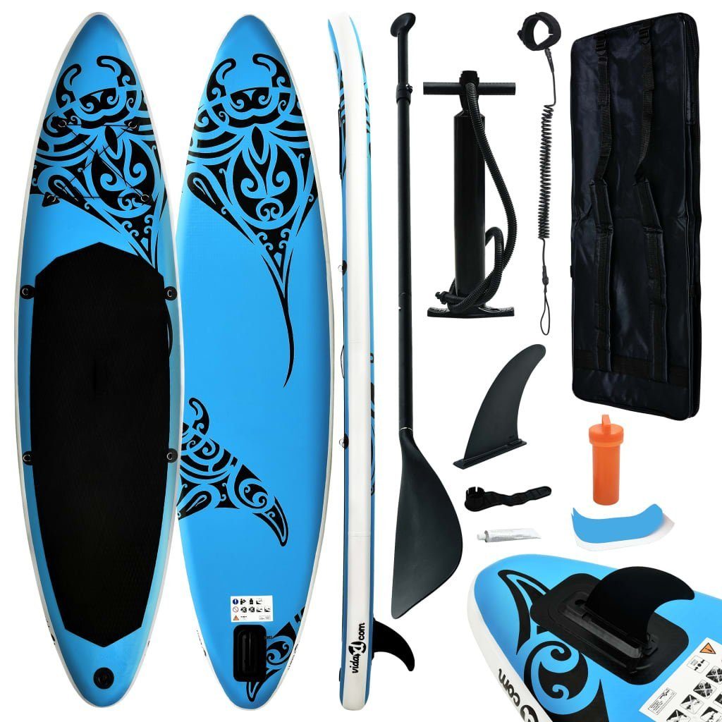 vidaXL SUP Board Aufblasbar Paddel Stand Up Paddling Surfboard mehrere Auswahl 
