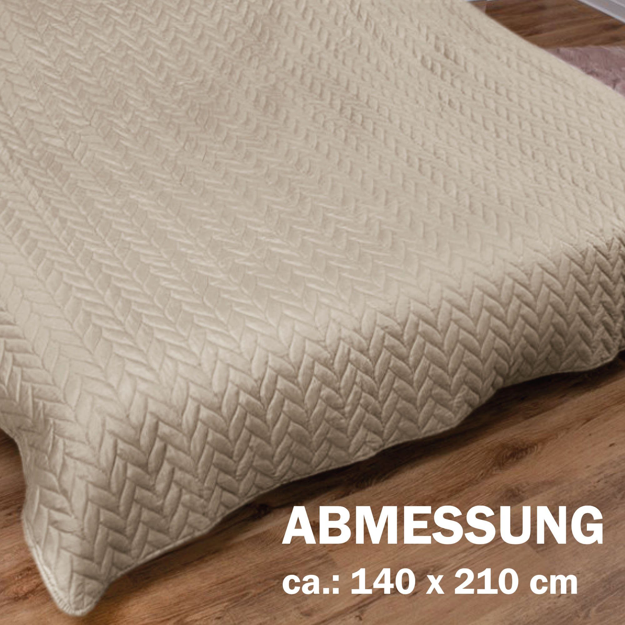 Bestlivings Tagesdecke Bettüberwurf gesteppt, XXL Sofaüberwurf günstig online kaufen