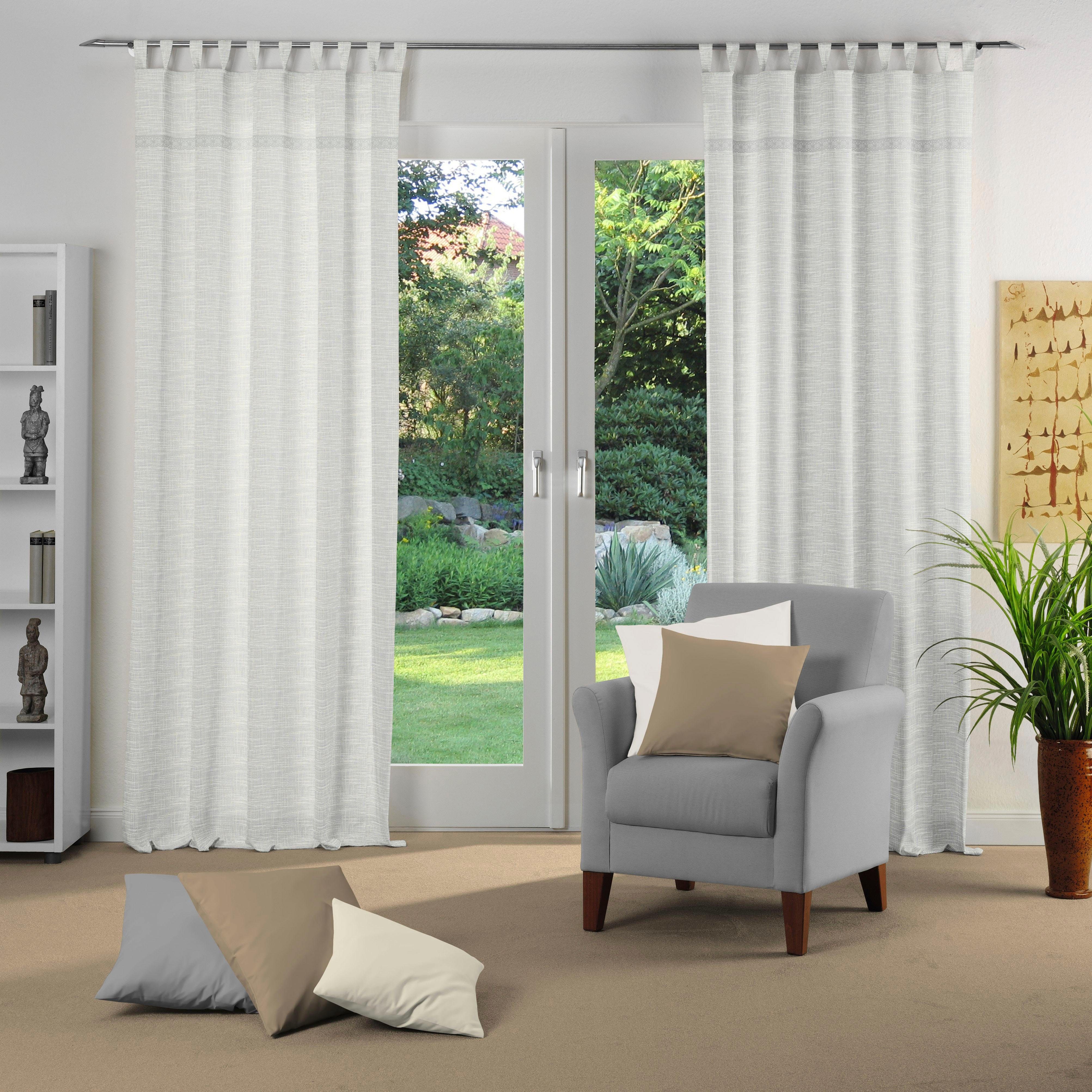 Wirth Vorhang "Wiessee" Schlaufen 1 Stk. tlg. günstig online kaufen