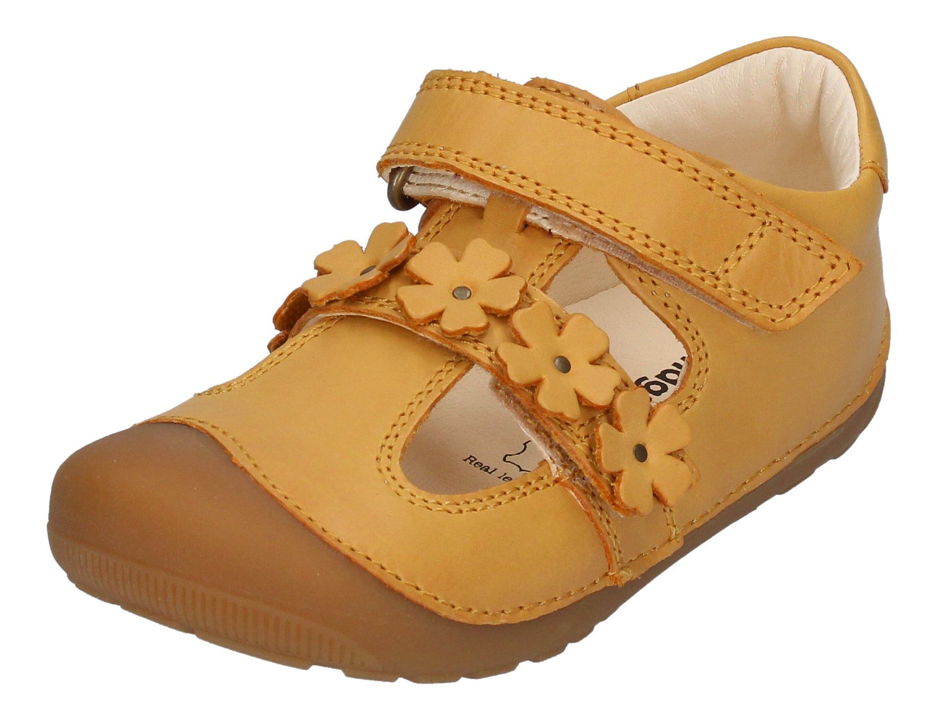 bundgaard Petit Summer Flower Lauflernschuh Yellow