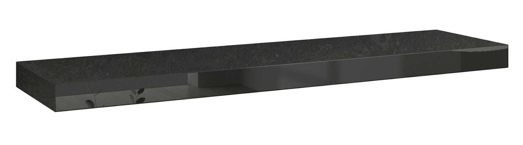 Feldmann-Wohnen Wandregal Andrea, 1-tlg., 60x26x5cm schwarz günstig online kaufen
