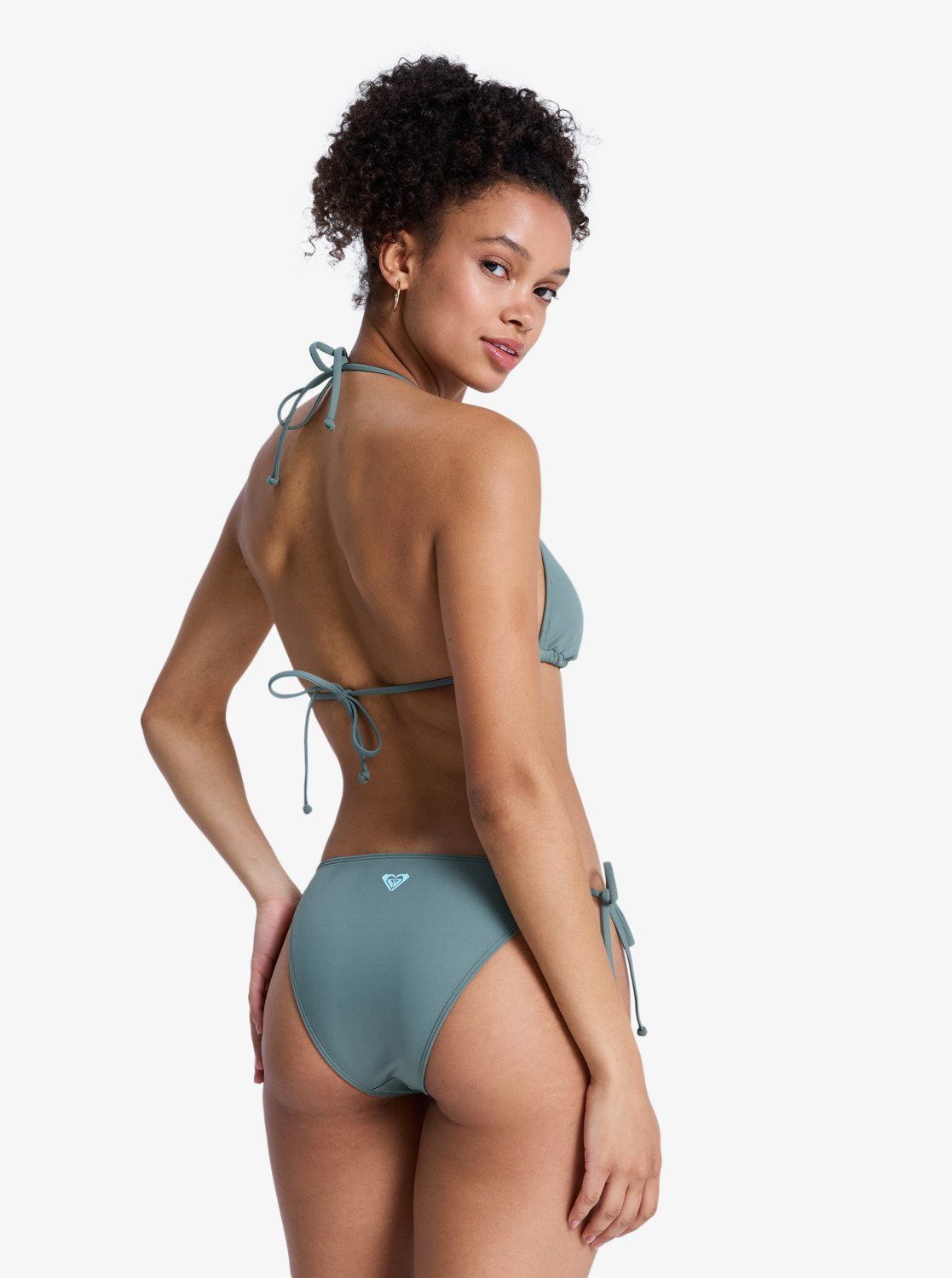 Roxy Triangel-Bikini SD ESHORT SLEEVEENTIALS TIKI CLASHORT SLEEVEIC TS (Set, 2-St) Set aus 2 Teilen, sportlicher Schnitt, schnell trocknendes Material