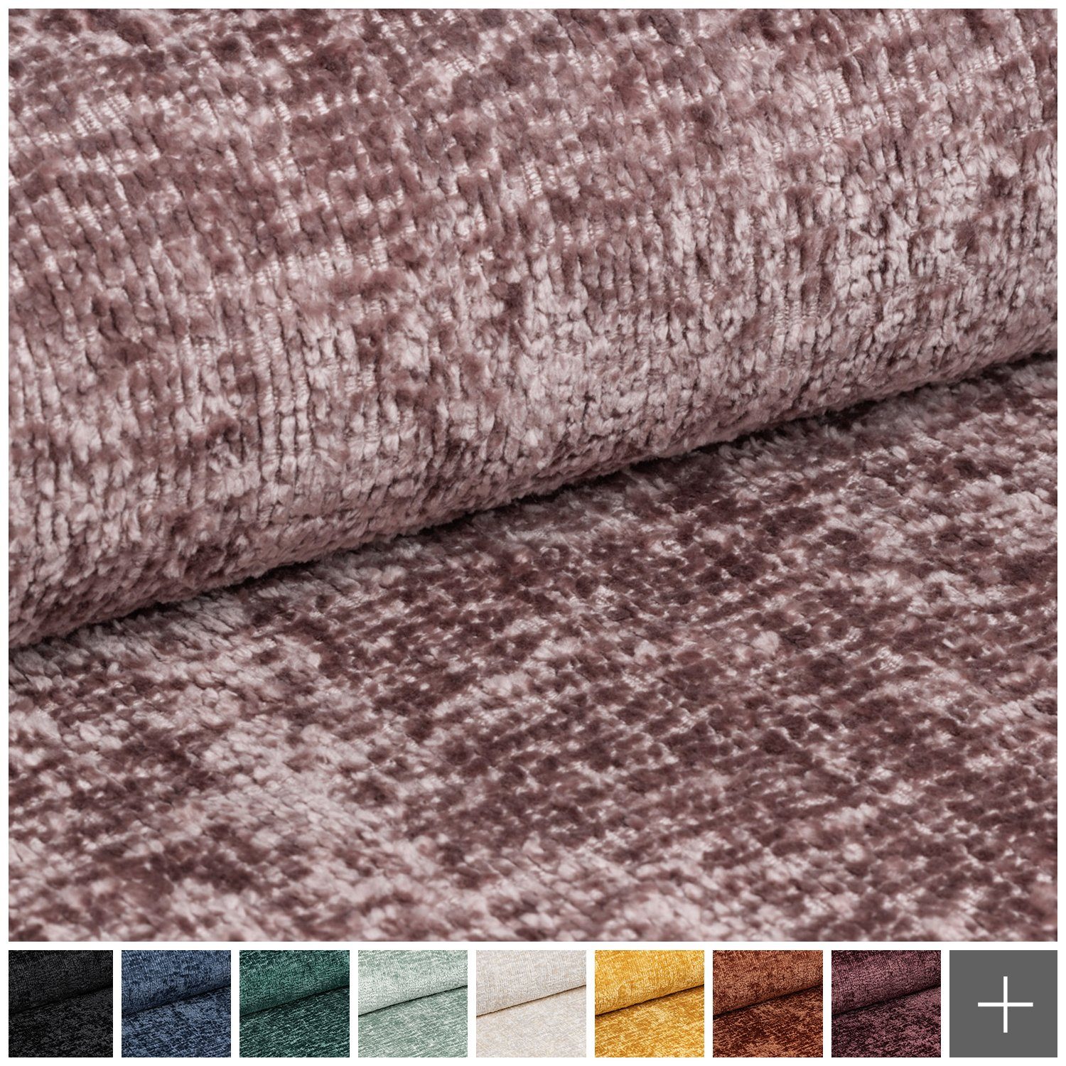 novely® Stoff TRENTO Polsterstoff - Hochwertiger eleganter Möbelstoff, Wasserdicht, uv-beständig, lichtecht, Meterware, 1lfm