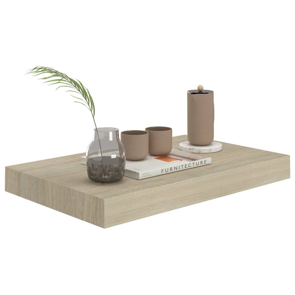 Wandregal MDF, Eichefarben Regal 40x23x3,8 cm vidaXL 1-tlg. Schwebendes