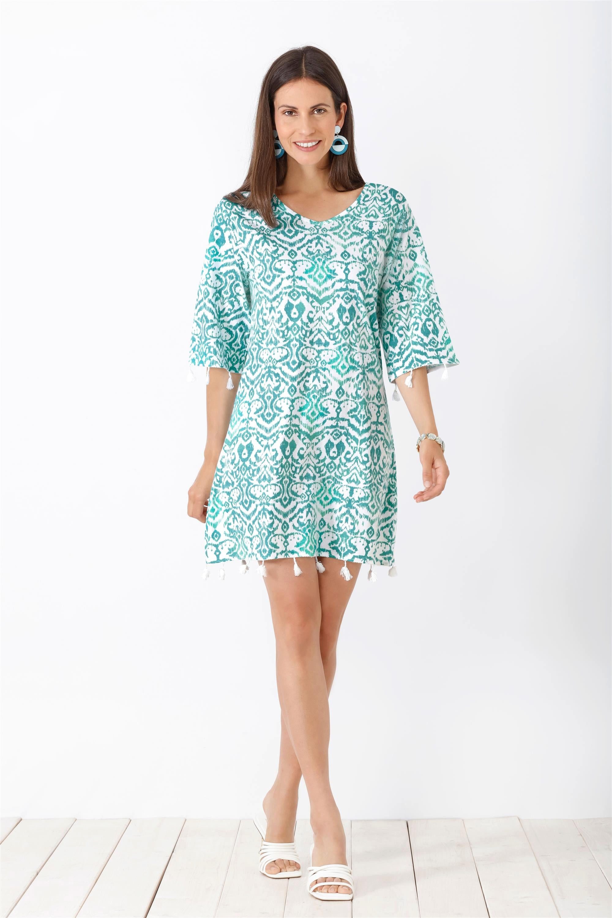 Hajo Strandkleid Damen Kaftan, Premium Cotton günstig online kaufen