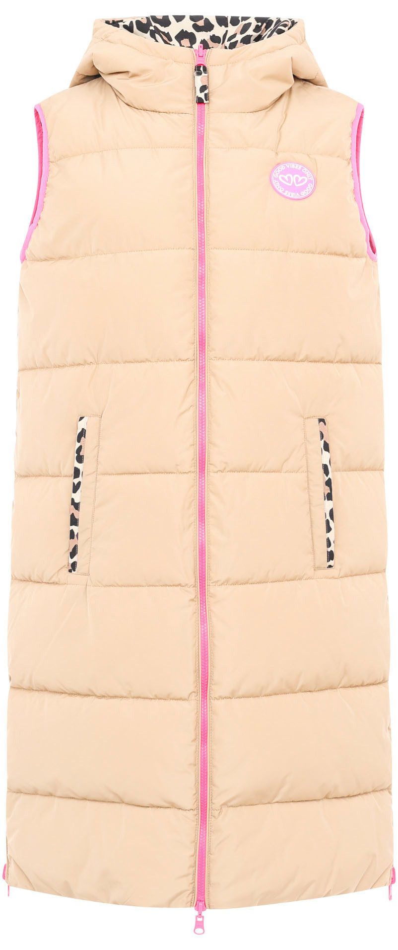Zwillingsherz Wendeweste "Leopard" Leo Muster, beidseitig tragbar, modisch, günstig online kaufen