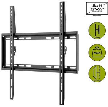 Goobay GOOBAY TV-Wandhalter Basic FIXED M, 32...55" TV-Wandhalterung