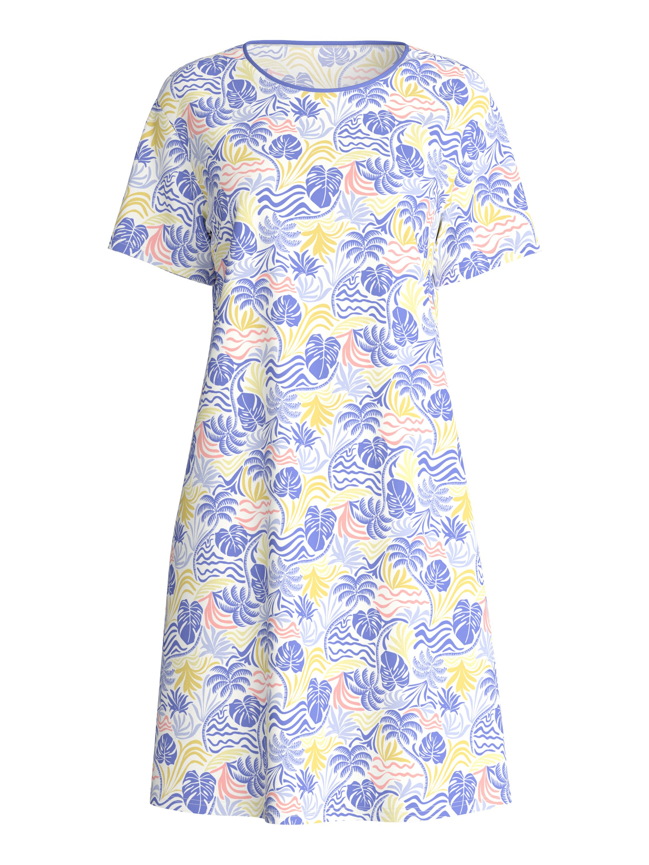 CALIDA Nachthemd Coastal Dreams Damen (1-tlg) 95cm Länge, weich, luftige Passform