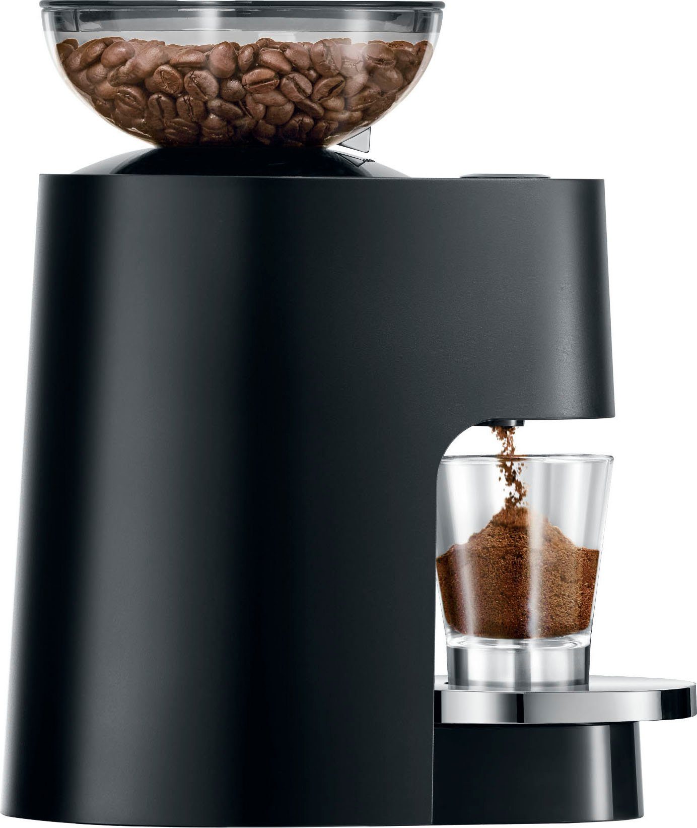 JURA Kaffeemühle 25048 P.A.G., 150 W, Kegelmahlwerk, 105 g Bohnenbehälter schwarz