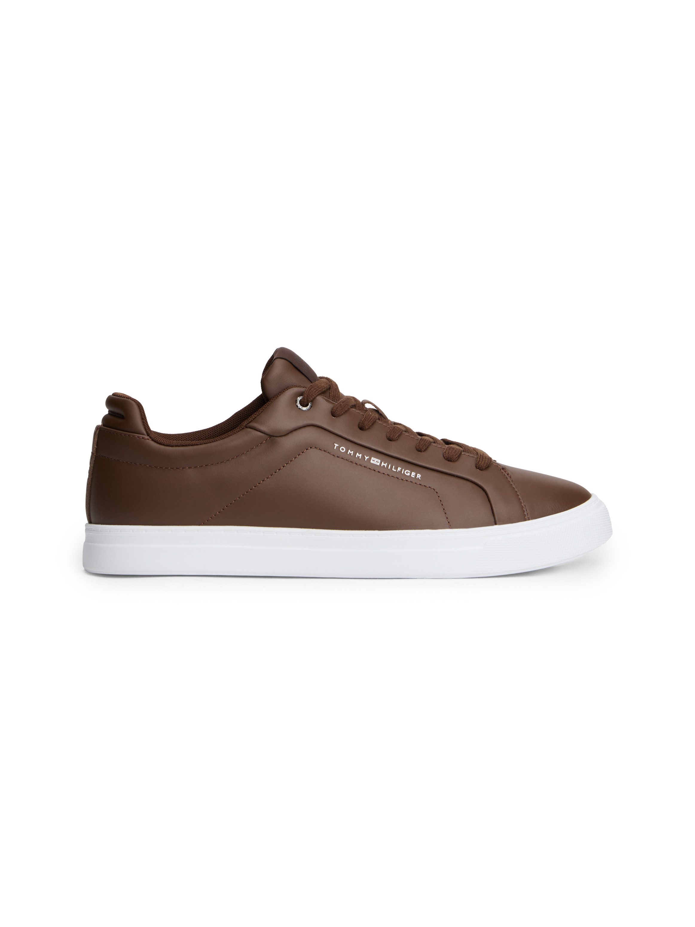Tommy Hilfiger ICON COURT LIGHT PREMIUM Sneaker, Schnürschuh, Freizeitschuh, Halbschuh mit Ziernähten