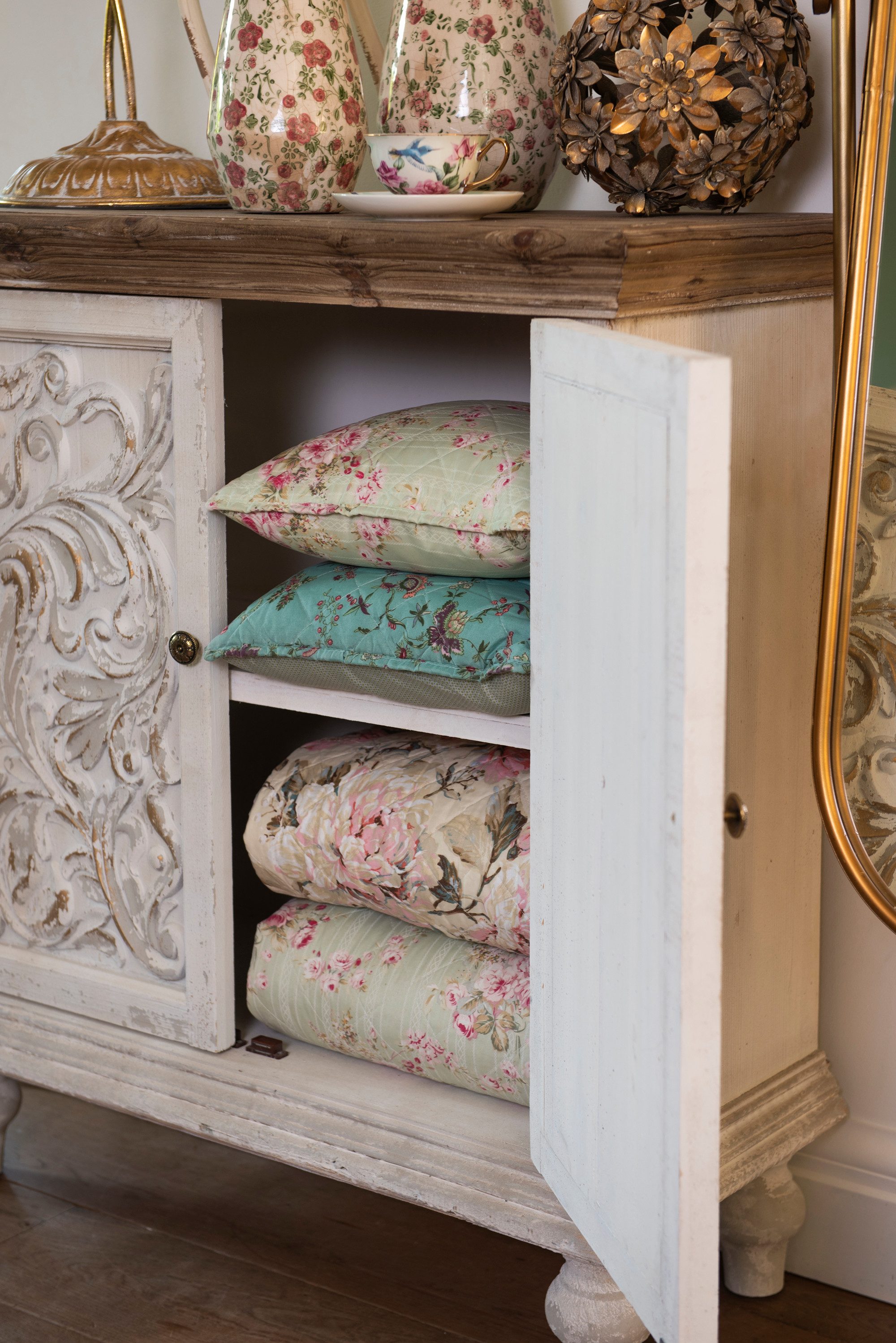 Clayre & Eef Dekokissen Landhaus, Dekokissen Kissenbezüge ohne Füllung 50x50 cm