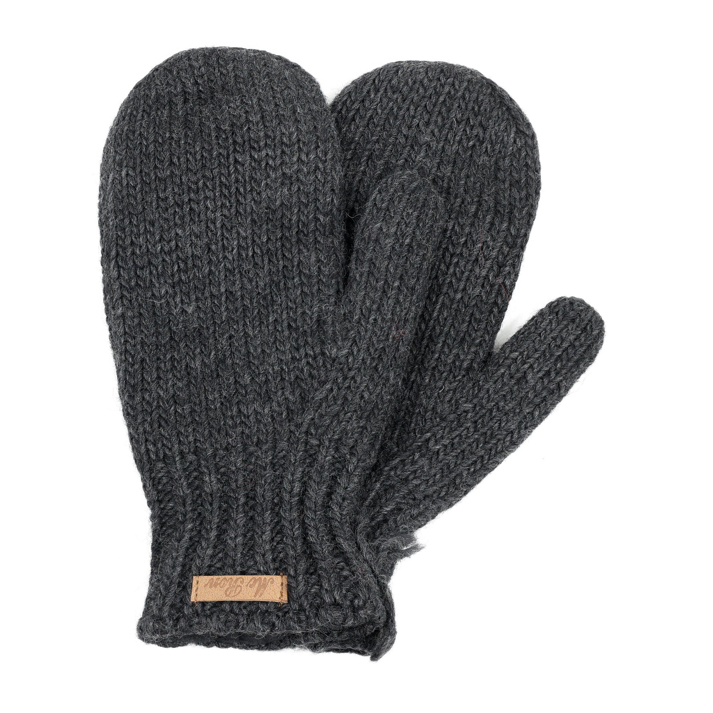 McRon Варежки Modell Valerie gefüttert mit Fleece, hoher Schurwollanteil