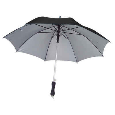 Livepac Office Stockregenschirm Automatik-Regenschirm / extrem leicht / mit UV Schutz / Farbe: schwarz