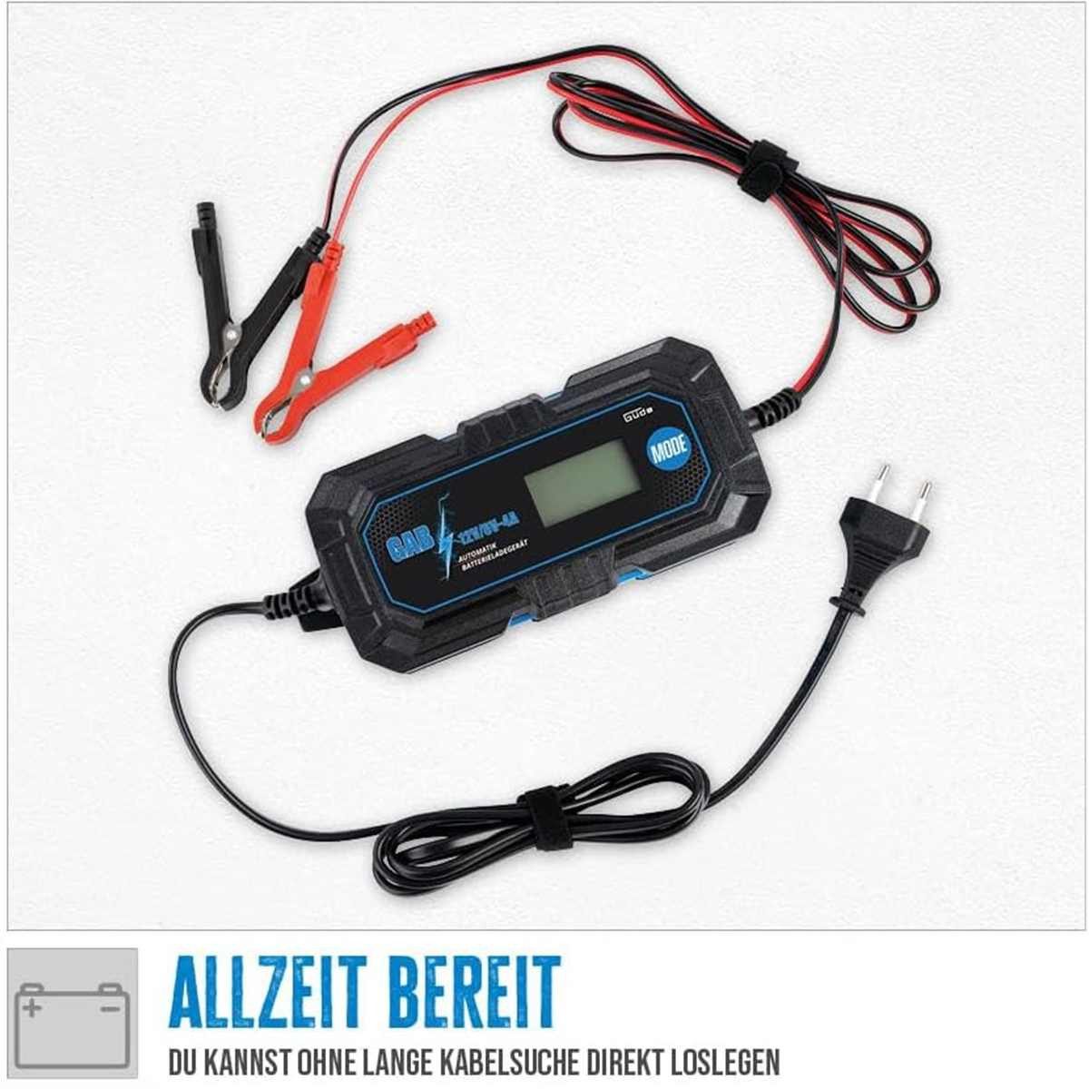 Güde Automatik Batterieladegerät GAB 12V/6V-4 A Inverter KFZ-Ladegerät Batterie-Ladegerät