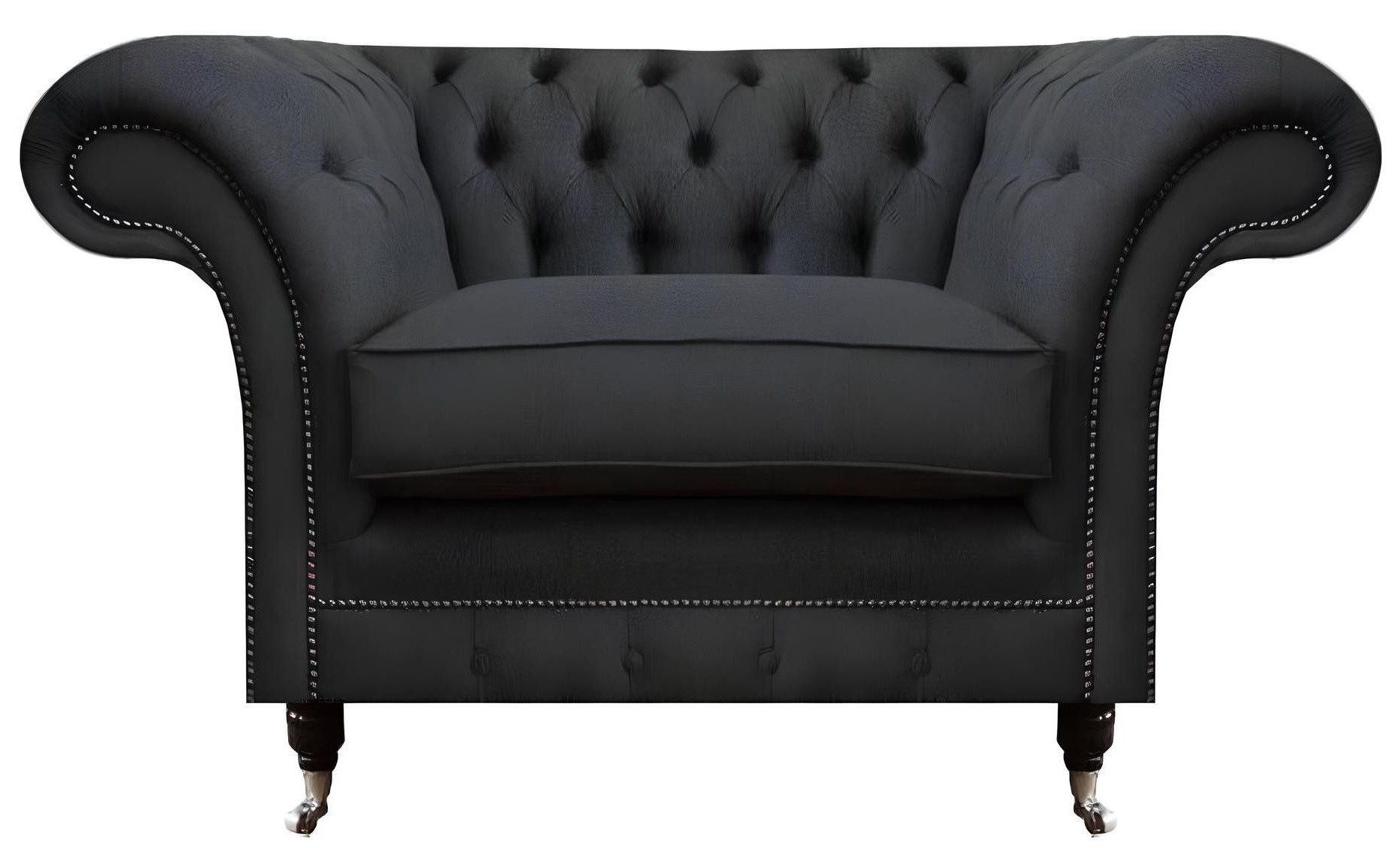 Xlmoebel Chesterfield-Sessel Eleganter Chesterfield Sessel mit hochwertiger Textilpolsterung (1-St., Sessel), Hergestellt in Europa