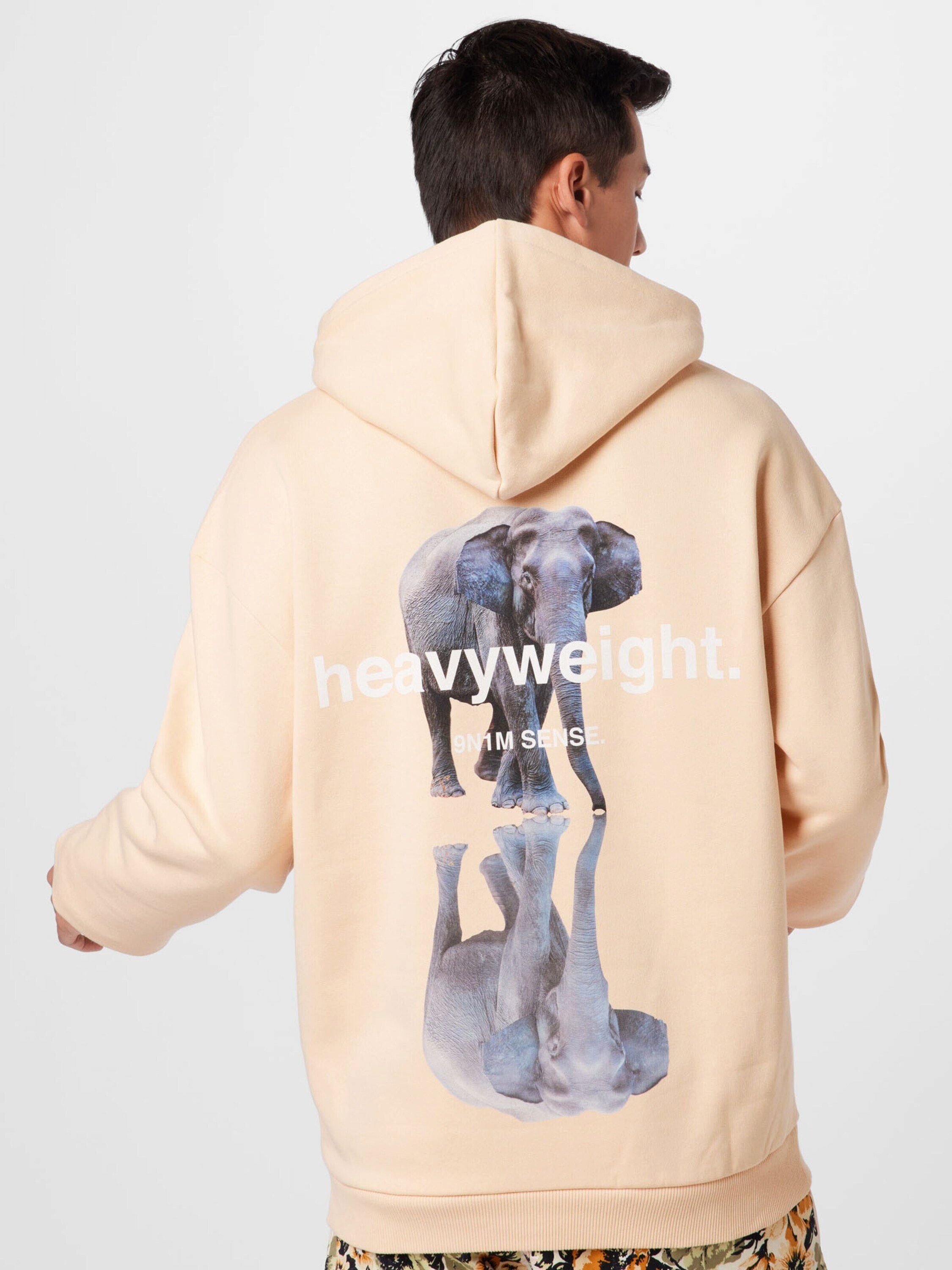 Herren Pullover 9N1M SENSE Sweatshirt Elephant (1-tlg)