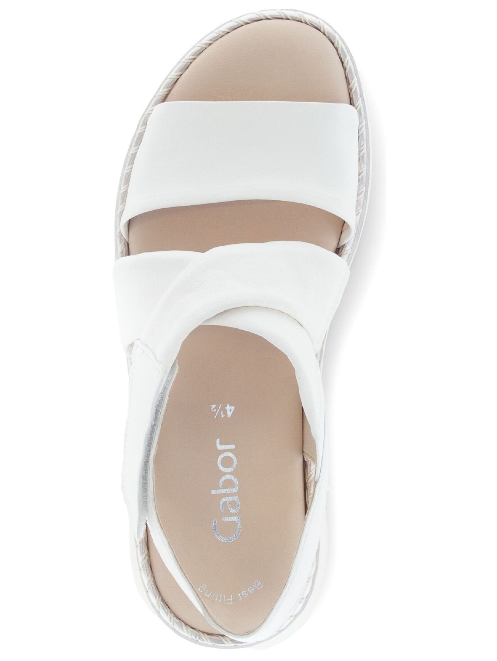 Gabor Gabor Sandalen Nappaleder Keilsandalette