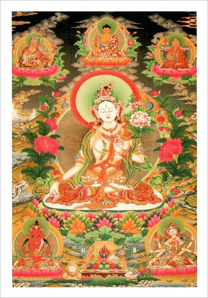 of 24 Tibet" Art "The nbuch n mit Postkarte