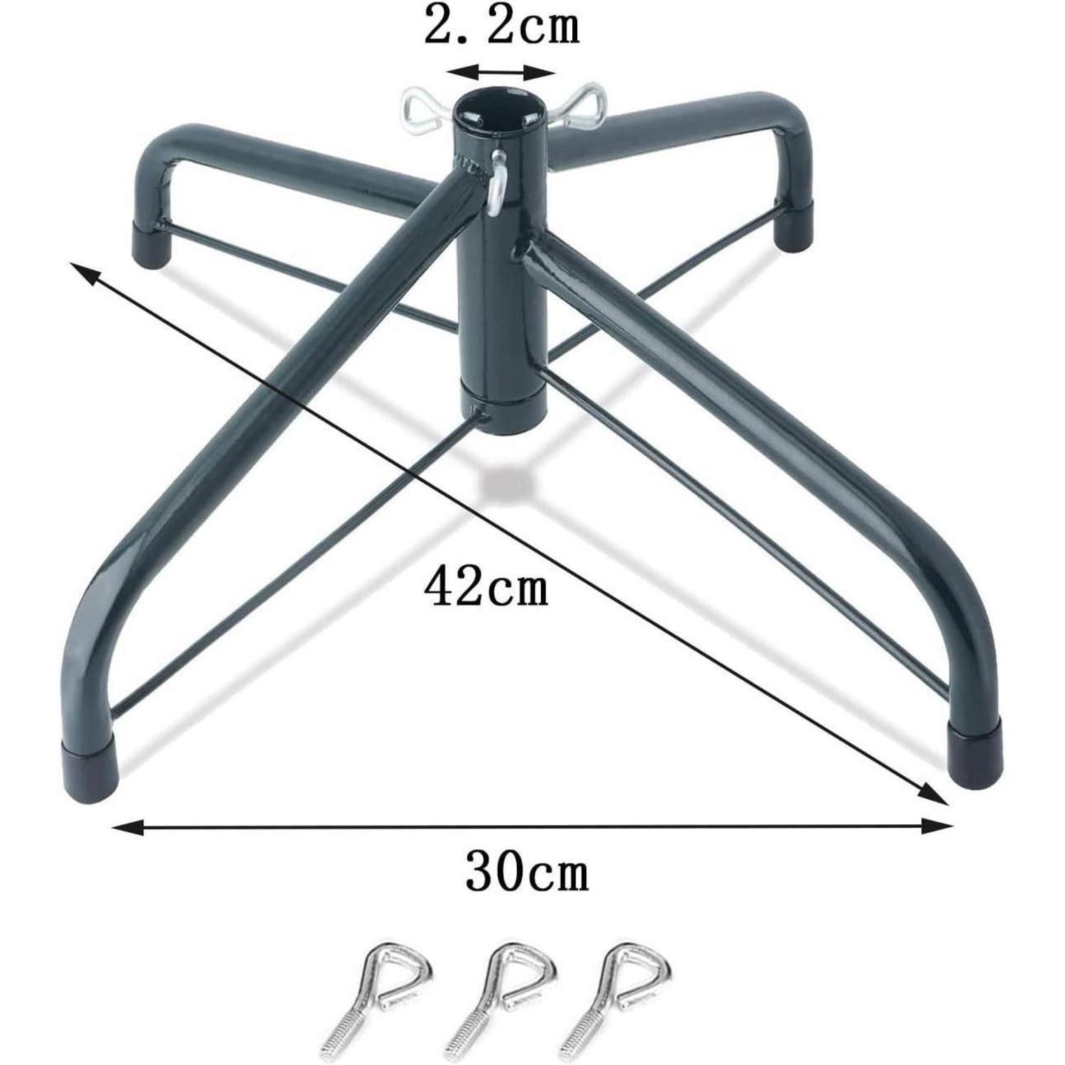 LuxusKollektion Christbaumständer Weihnachtsbaumständer Christbaumständer Eisenständer 42cm