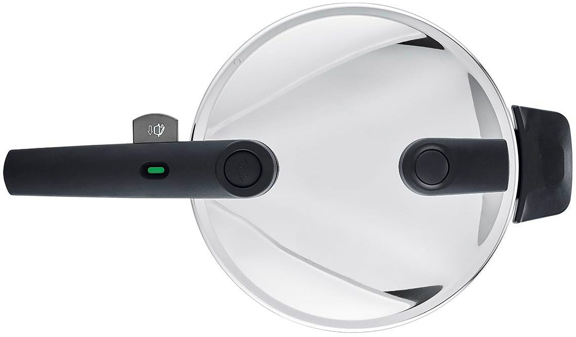 Fissler Schnellkochtopf Vitaquick® Dampfkochtopf Edelstahl 2 Garstufen Induktion, Edelstahl 18/10 (2-tlg), Made in Germany